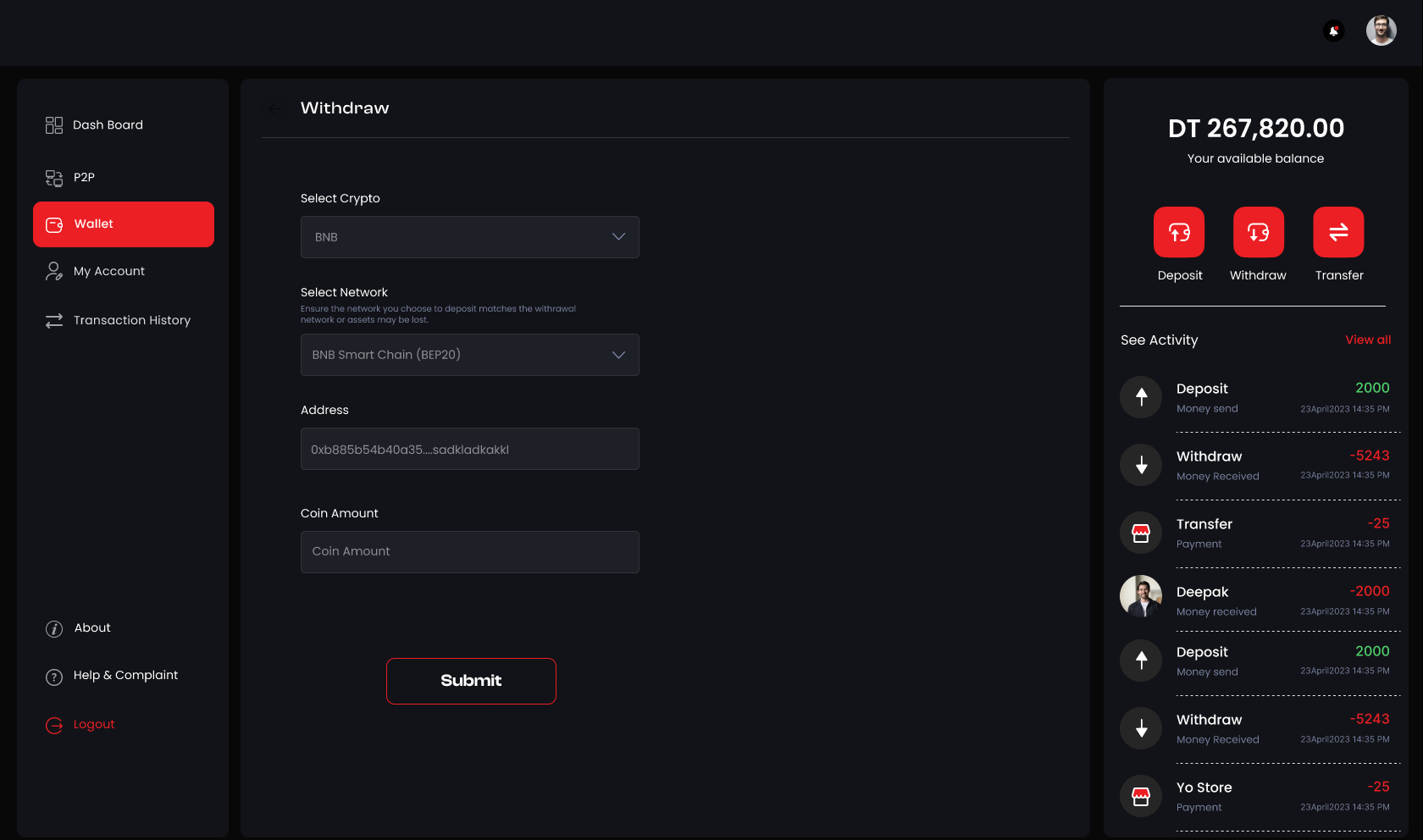 P2P 암호화폐 거래 플랫폼, 블록체인·NFT 포트폴리오 - 크몽