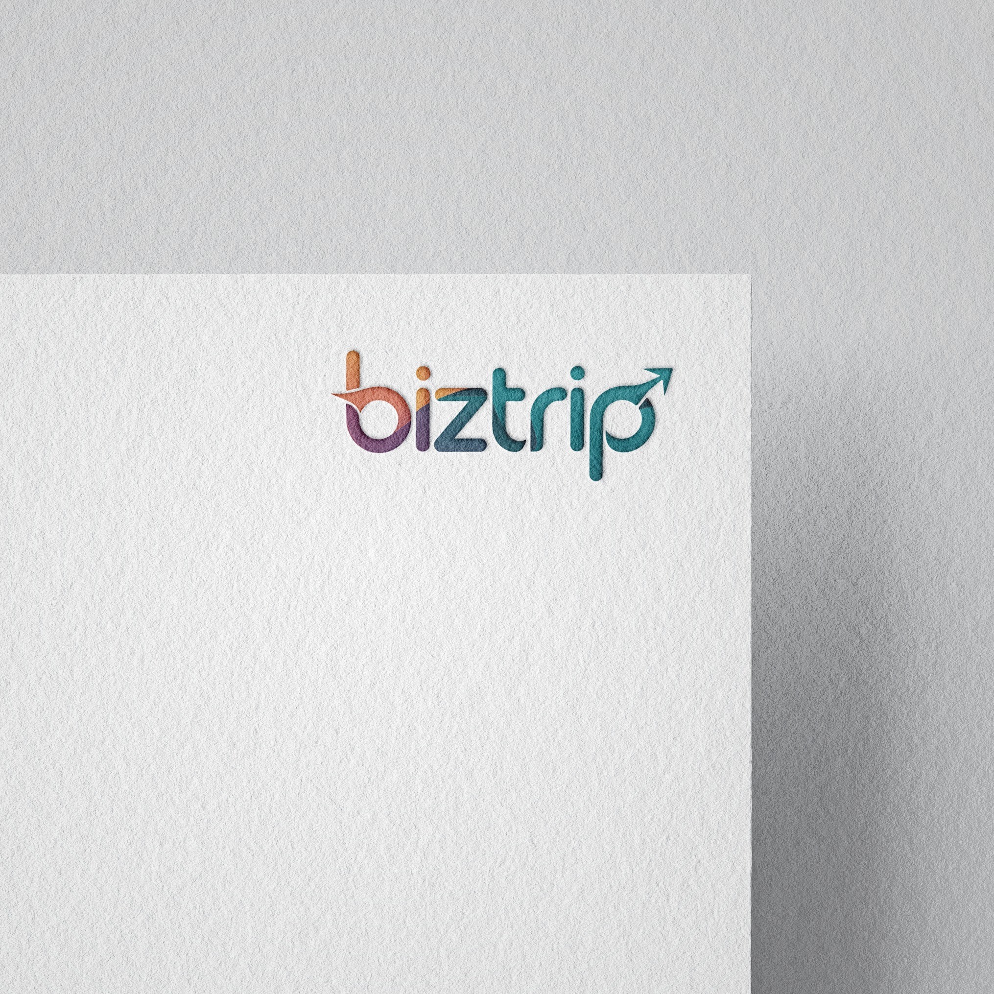 여행사 앱 로고_biztrip (시안1), 로고 디자인 포트폴리오 - 크몽