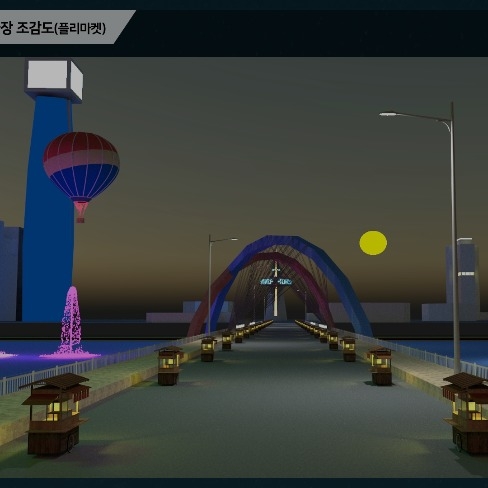 포트폴리오-대전 관광 개발 아이디어 공모전 3D 렌더링 이미지