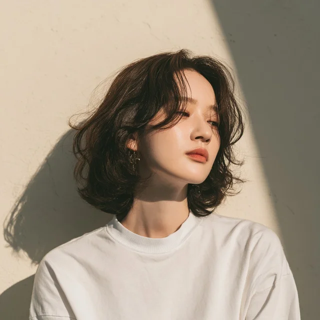 인기 포트폴리오-단발 레이어드 AI 헤어모델