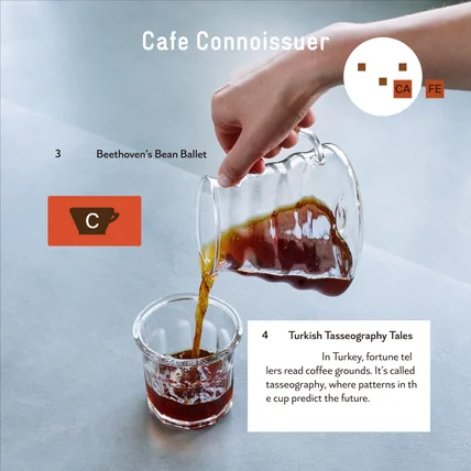 포트폴리오-Cafe Connoisseur Branding