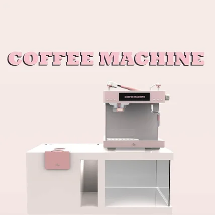 포트폴리오-[제품디자인] 커피 머신 모델링