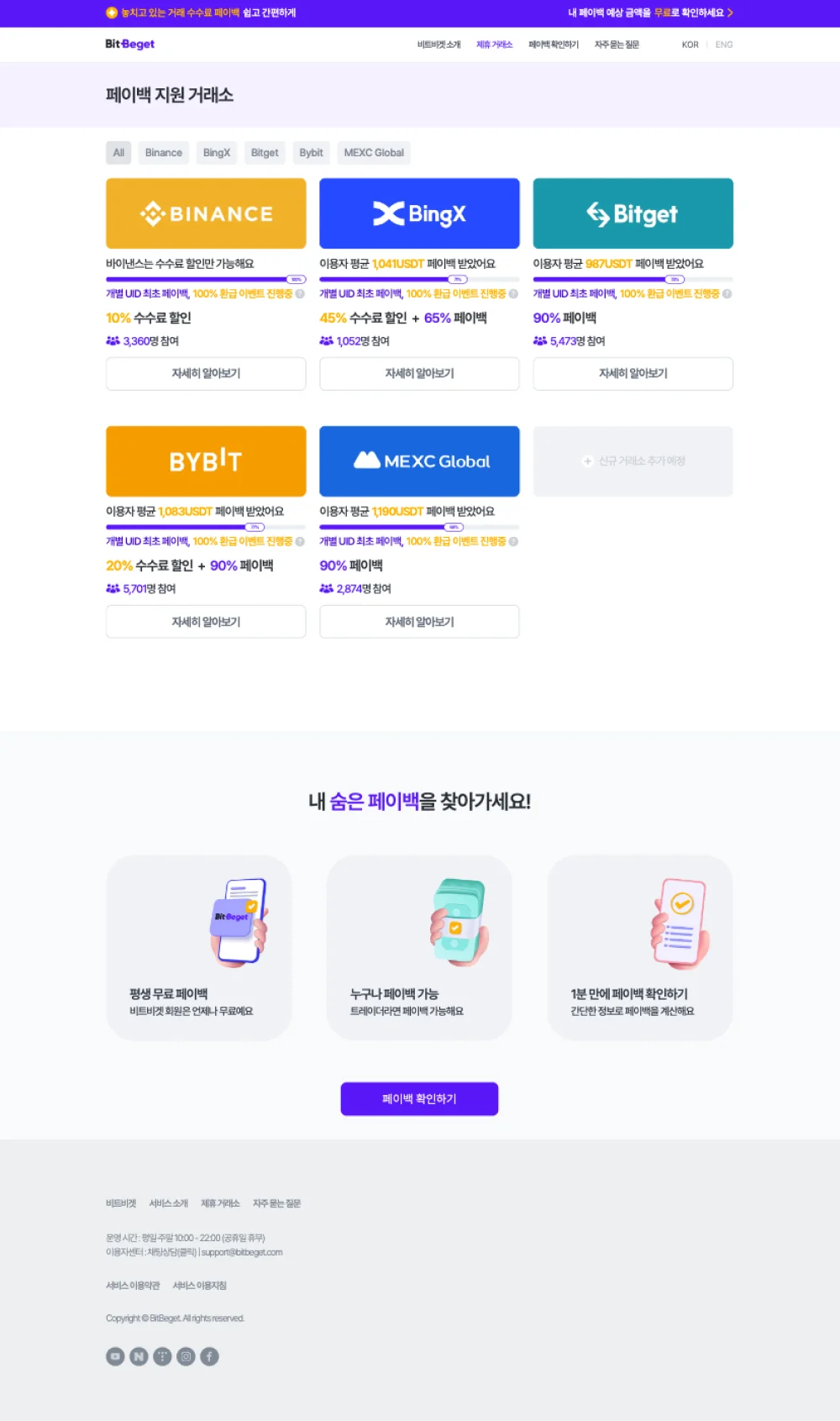 코인 환급 플랫폼, 비트비겟, 블록체인·NFT 포트폴리오 - 크몽