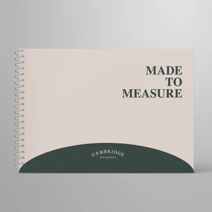 포트폴리오-캠브리지멤버스_MADE TO MEASURE 22P 브로슈어