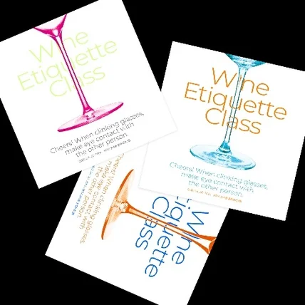 포트폴리오-Wine etiquette class / poster design
