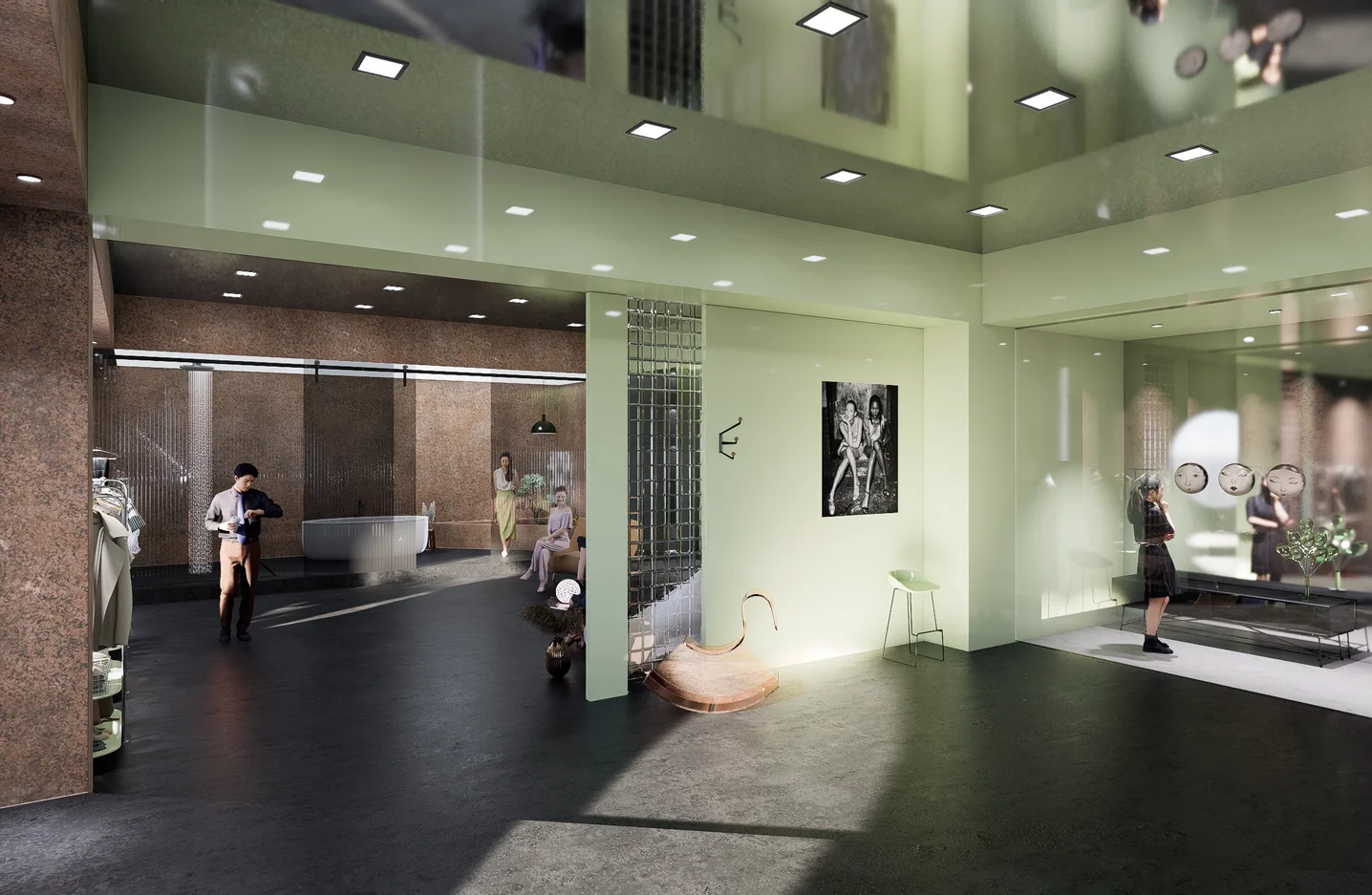 Modern Studio Rendering Images, 3D 공간 모델링 포트폴리오 - 크몽