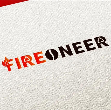 포트폴리오-[친환경회사로고] fireoneer 로고 디자인