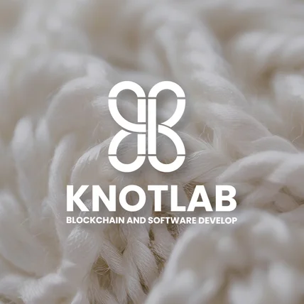 포트폴리오-블록체인 소프트웨어 개발 업체 'KNOTLAB' 로고 디자인