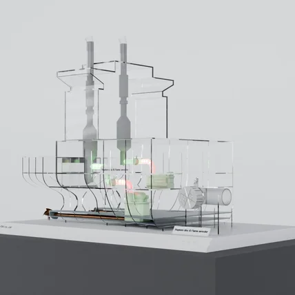 포트폴리오-Model ship for exhibition