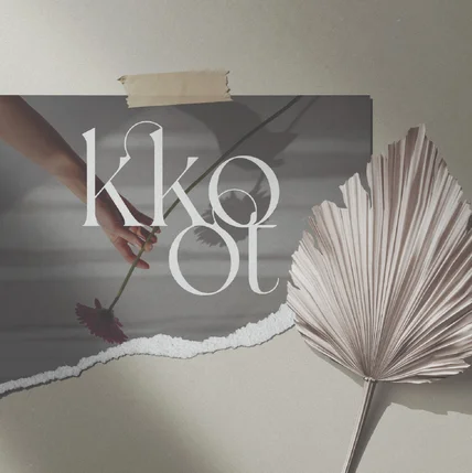 포트폴리오-(kko ot 꽃가게) 로고 디자인