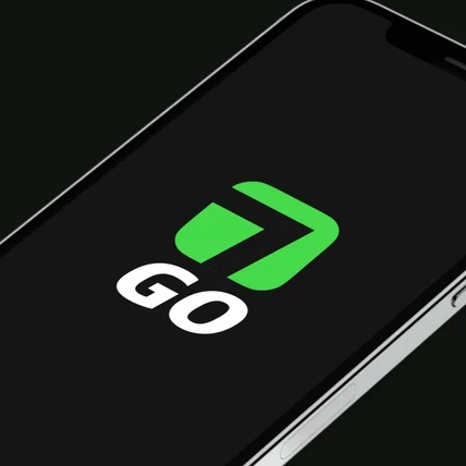 포트폴리오-취업 성장 앱 'GO' 로고