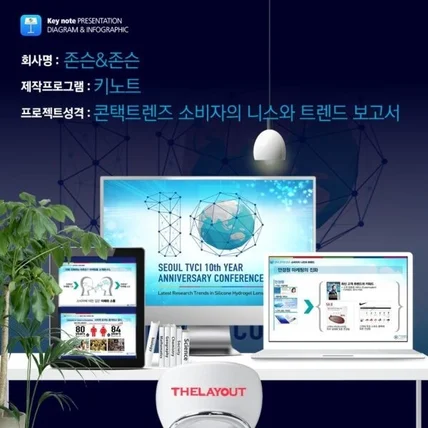 포트폴리오-존슨&존슨 보고서-키노트디자인 제안서디자인 보고서디자인