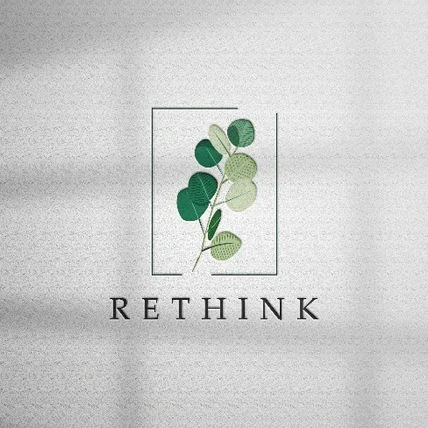 포트폴리오-RETHINK - 카페 로고