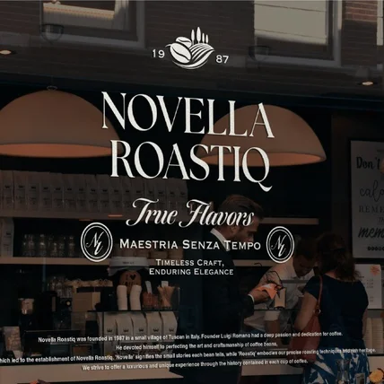 포트폴리오-Novella Roastique Coffee Bean Co.