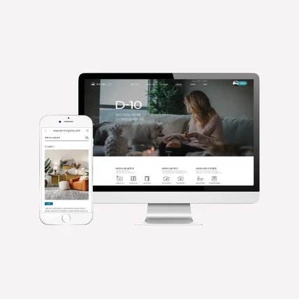 포트폴리오-GS건설 하임랩’ 신규 웹/모바일웹 구축 기획