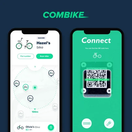 포트폴리오-자전거 쉐어링 IOT 모바일 서비스_COMBIKE
