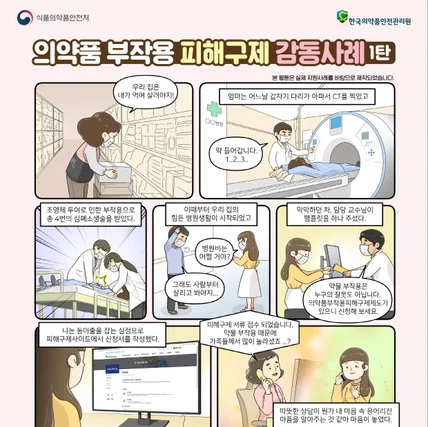 포트폴리오-한국의약품안전관리원_의약품감동사례 웹툰