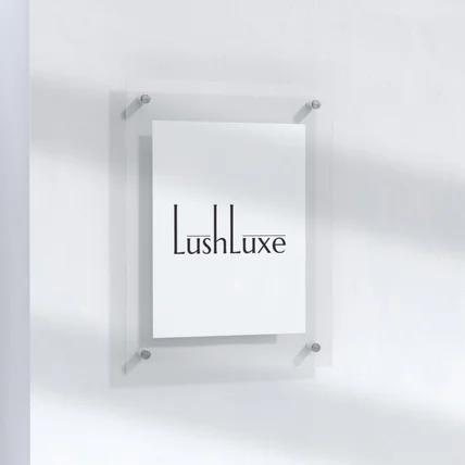 포트폴리오-코스메틱 브랜드 'LushLuxe' 로고