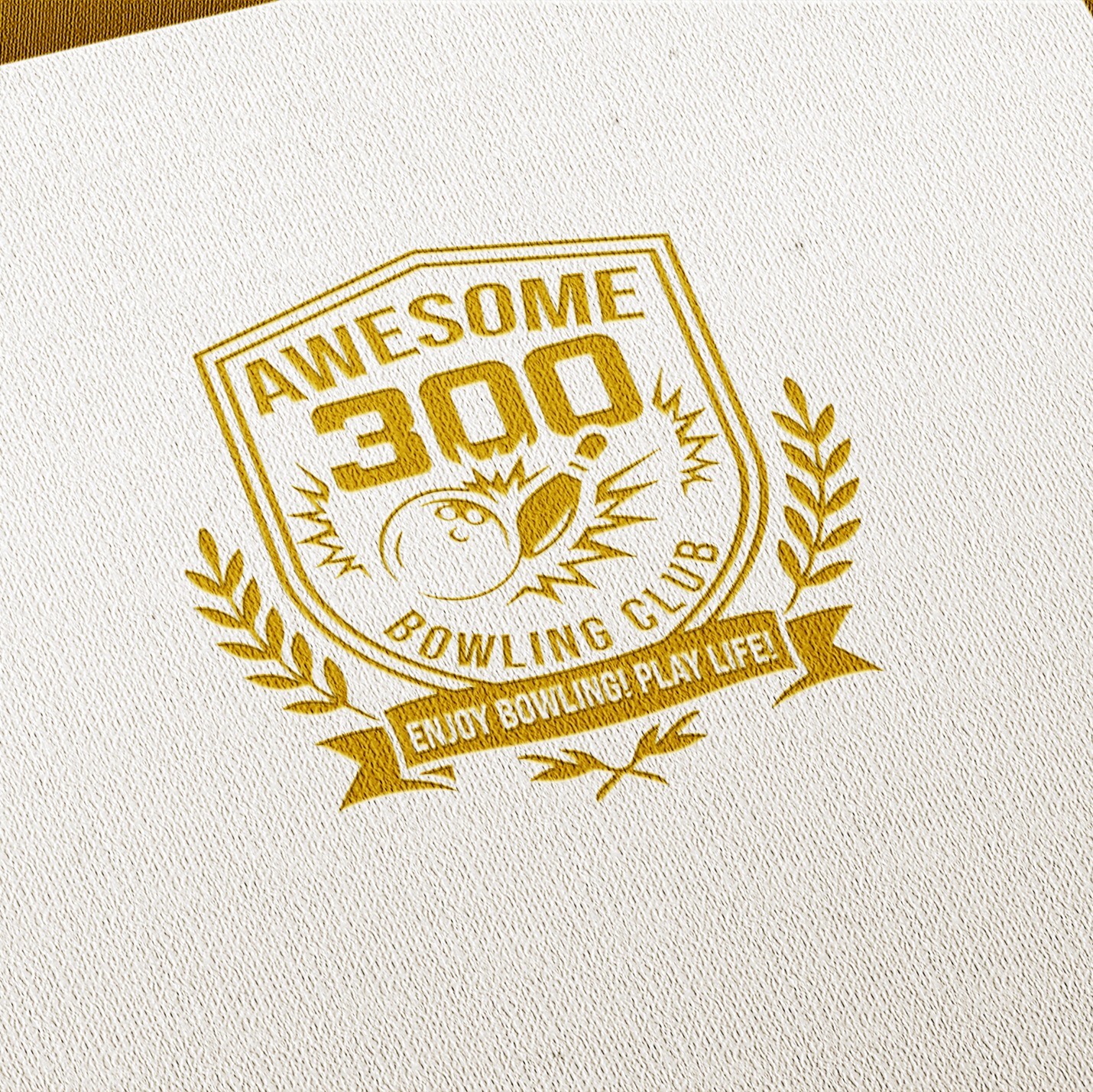 [볼링클럽로고] Awesome 300 로고 디자인, 로고 디자인 포트폴리오 - 크몽
