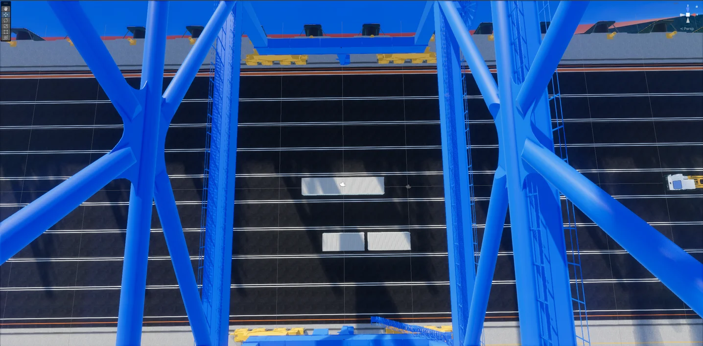 항만 시뮬레이션 게임을 위한 모델링과 Unity 그래픽 세팅, 3D 게임용 소스 포트폴리오 - 크몽