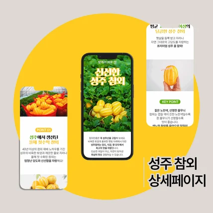 포트폴리오-성주 참외 판매 상세페이지 (2)