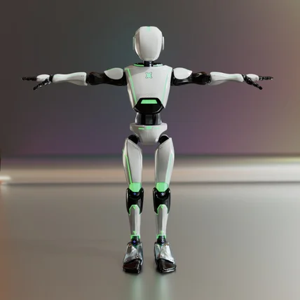 포트폴리오-3d 로봇 모델링 (ai, 버츄얼 아바타)