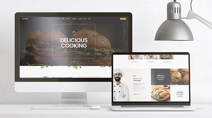 포트폴리오-요식업,레스토랑 반응형 홈페이지