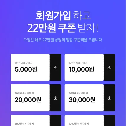포트폴리오-22만원 쿠폰팩