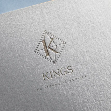 포트폴리오-[금융/보험] 보험 회사 "KINGS" 로고 입니다.
