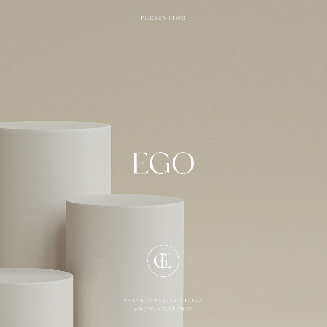 포트폴리오-여성 의류 브랜드 <EGO> 로고