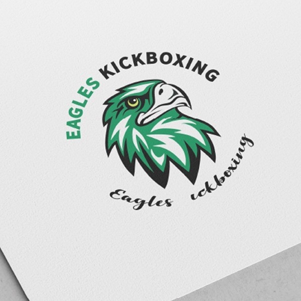 포트폴리오-'EAGLES KICKBOXING' - 로고 디자인