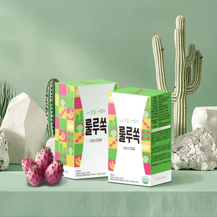 포트폴리오-룰루비다 룰루쏙 단상자 패키지디자인