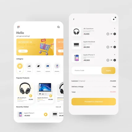 포트폴리오-온라인 스토어 쇼핑몰 모바일 앱 솔루션