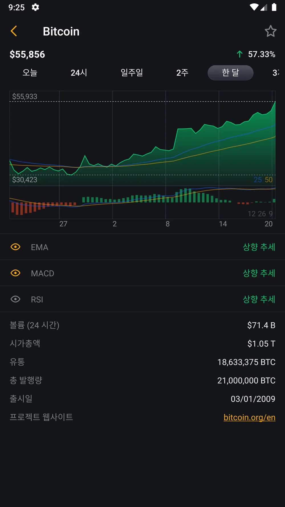 암호화폐 지갑 앱, 앱 포트폴리오 - 크몽