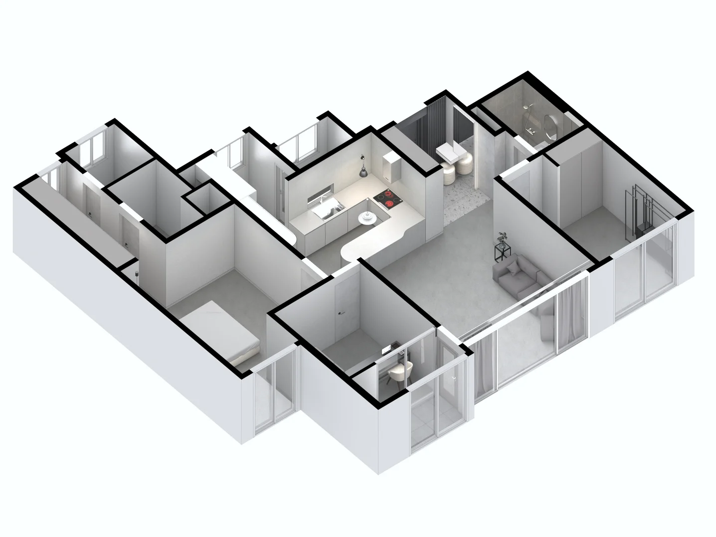 홈 리모델링 인테리어 디자인, 3D 공간 모델링 포트폴리오 - 크몽
