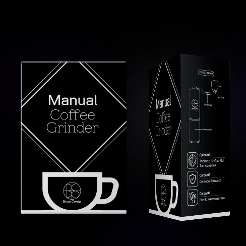 포트폴리오-빈센토커피 커피그라인더박스 패키지디자인