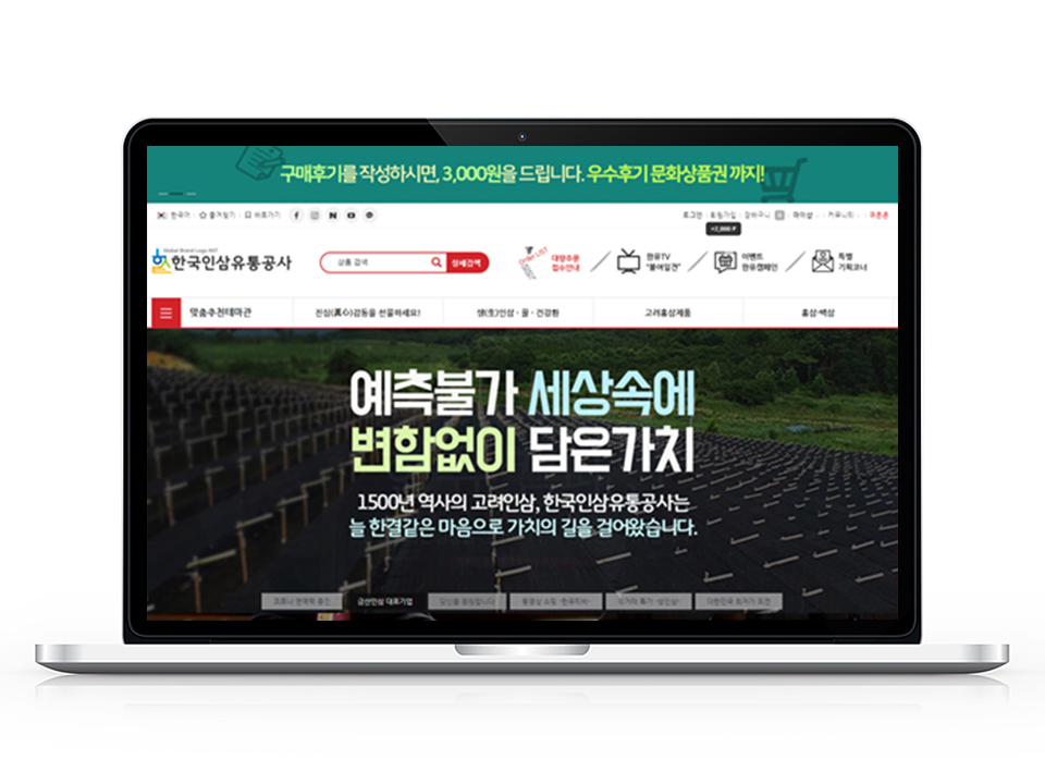 포트폴리오-한국인삼유통공사