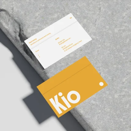 포트폴리오-[금융·보험·증권] KIO Training 명함 디자인