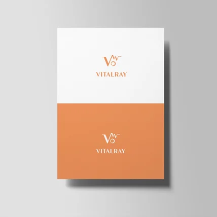 포트폴리오-'VITALRAY' 로고 디자인