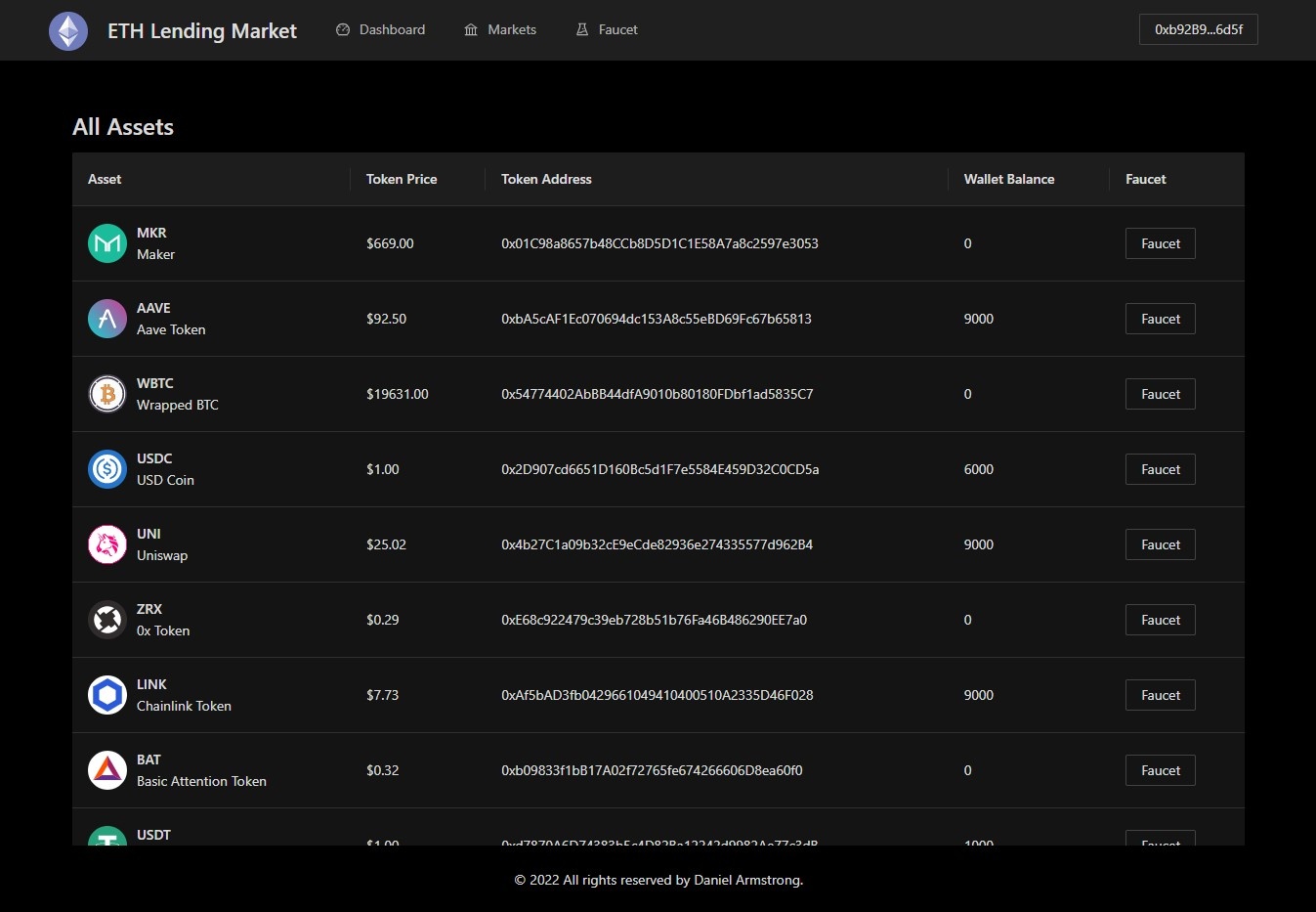 이더리움 가상자산 대출 플랫폼, 홈페이지 신규 제작 포트폴리오 - 크몽