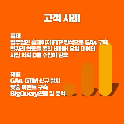 포트폴리오-법무법인 홈페이지 DB 데이터 수집 GA4, BigQuery 연동 분석 사례