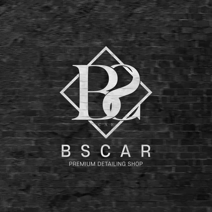 포트폴리오-디테일링 업체 "BSCAR" 로고 제작