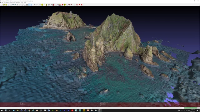 인기 포트폴리오-독도3D모델링