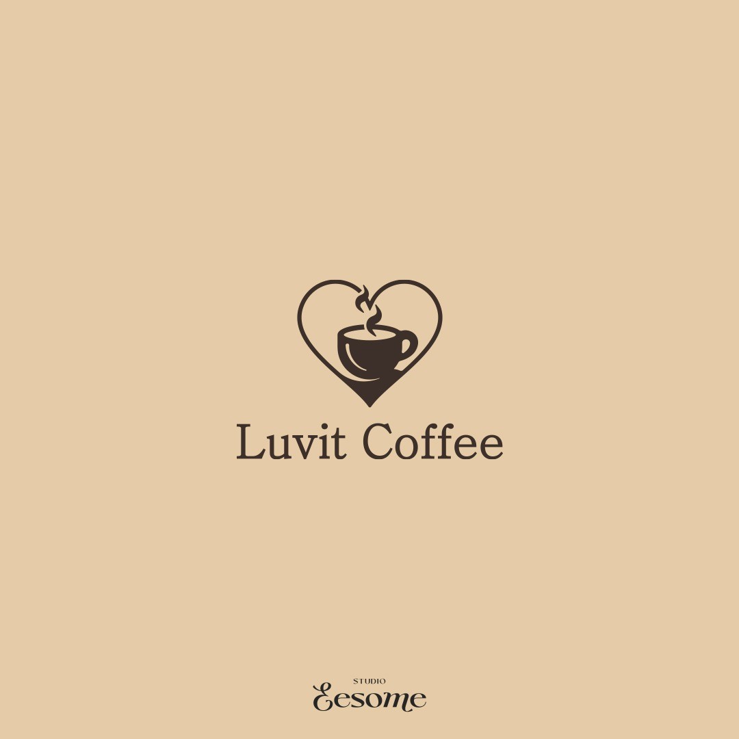 포트폴리오-Luvit Coffee 로고