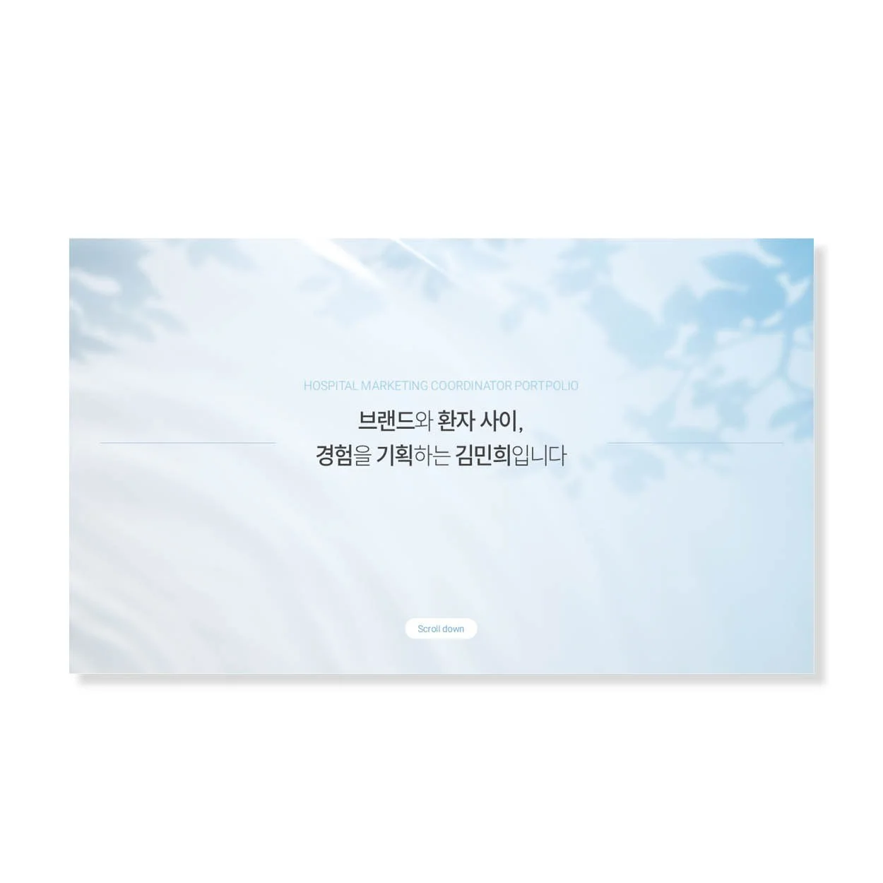 포트폴리오 메인이미지