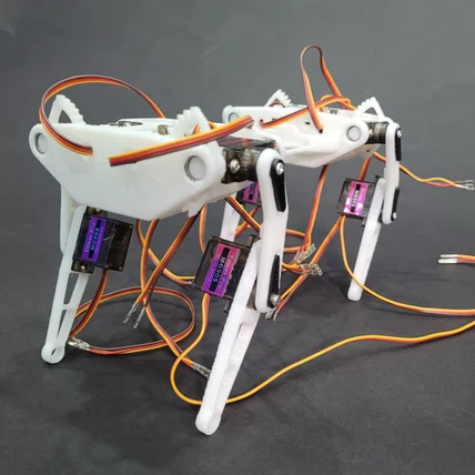 포트폴리오-작은 강아지 4족보행 로봇 제작