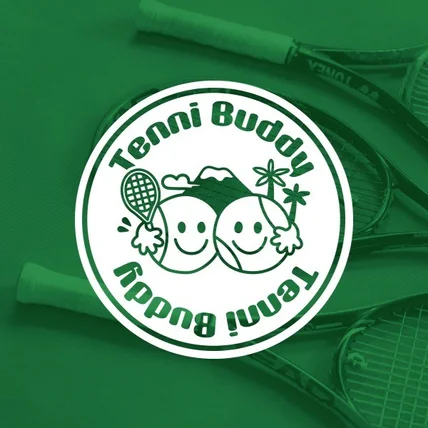 포트폴리오-제주도 테니스 동아리 'Tenni Buddy' 로고 디자인