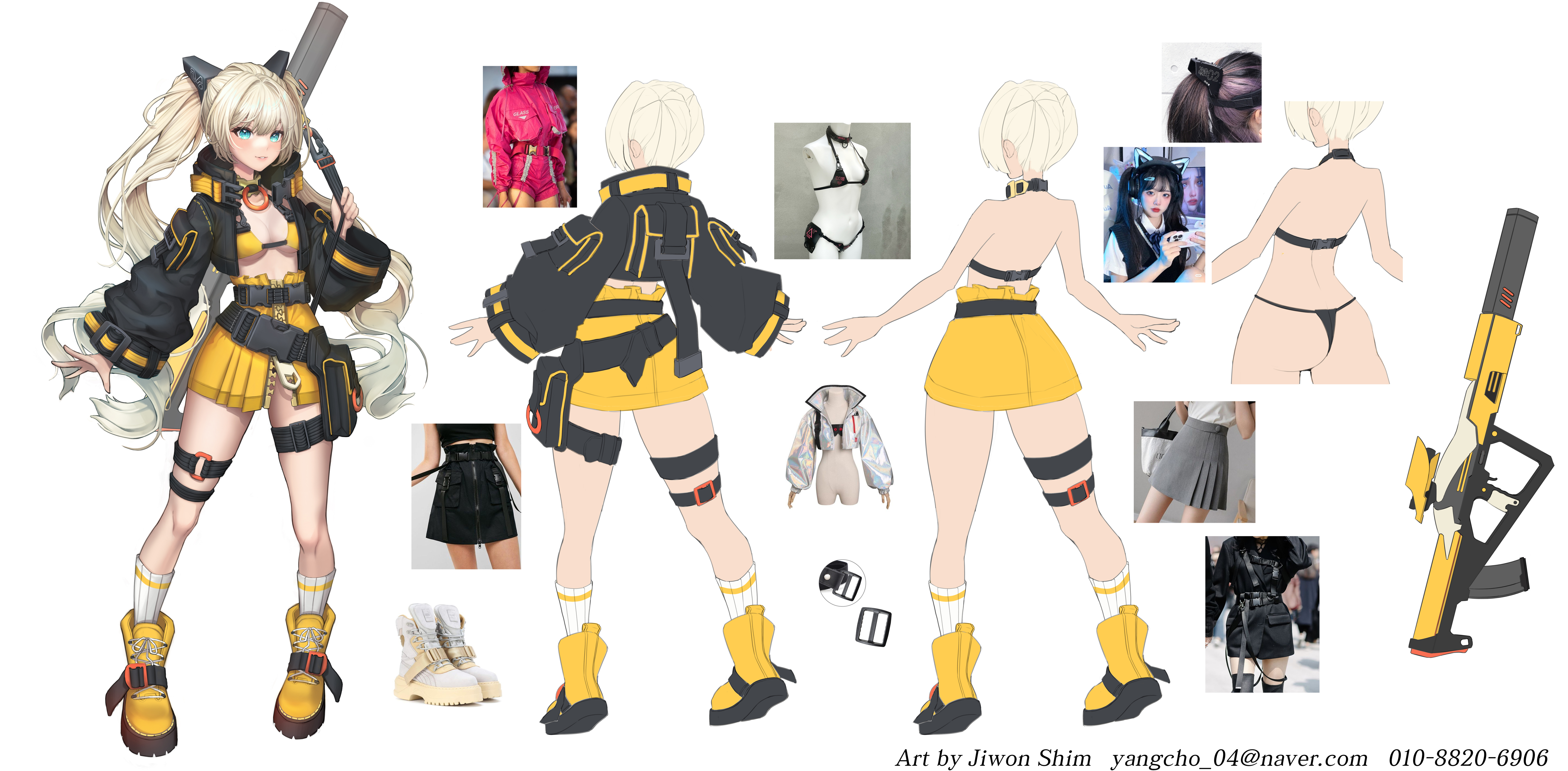 게임 캐릭터 원화, VR·AR·게임 포트폴리오 - 크몽