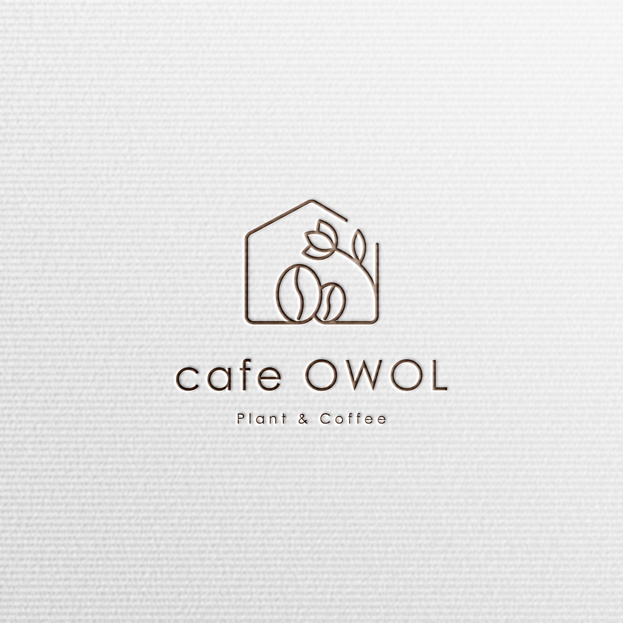 포트폴리오-cafe OWOL 로고 디자인