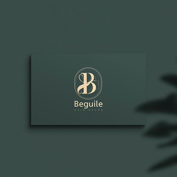 포트폴리오-beguile헤어살롱 로고디자인